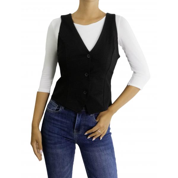 Gilet con bottoni "Diana"